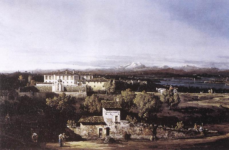  View of the Villa Cagnola at Gazzada near Varese
